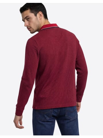 Pierre Cardin Langarmshirt in Scarlet Sage