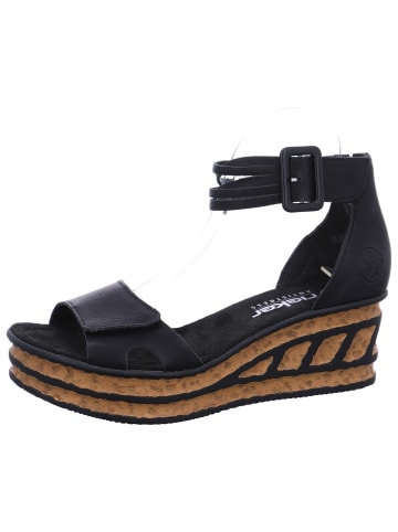 rieker Sandale  in Schwarz