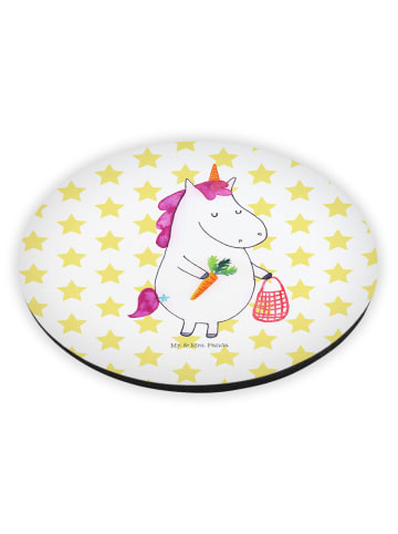 Mr. & Mrs. Panda Kühlschrankmagnet Einhorn Vegan ohne Spruch in Weiß