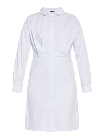 DreiMaster Klassik Damen Kleid in Weiss