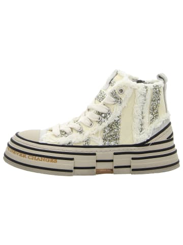 Rebecca White Sneaker High in silber