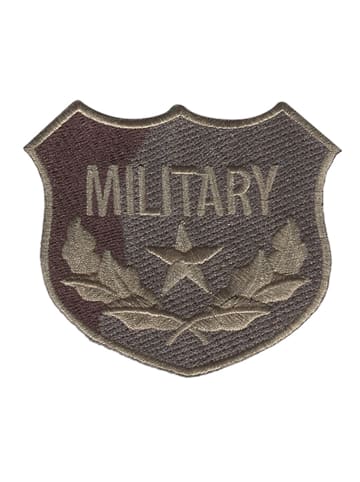 Catch the Patch Military Militär ArmyApplikation Bügelbild inBraun
