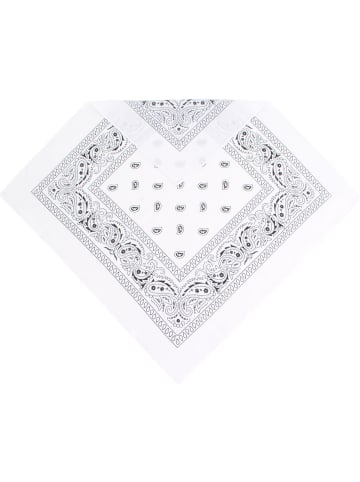 Normani Outdoor Sports 3 Bandana Kopftuch in Weiß/Schwarz