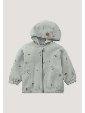 Hessnatur Fleece Jacke in nebelgrau