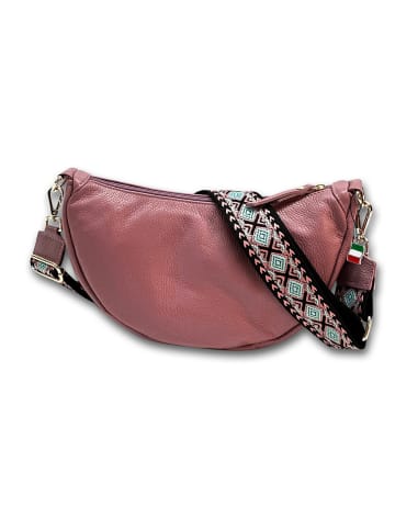 Florence Leder Umhängetasche, Citytasche Florence Tasche rosa ca. 33cm