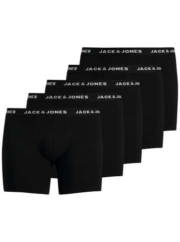 Jack & Jones 5-er Stück Pack Boxershorts Set JACHUEY Plus Size in Schwarz