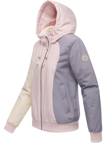 ragwear Bomberjacke Oggie Block Warm YOUMODO in Marshmallow