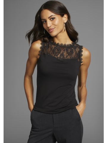 Laura Scott Spitzentop in schwarz