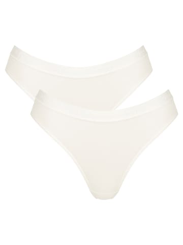 Sloggi Slip 2er Pack in Weiß (Silk)