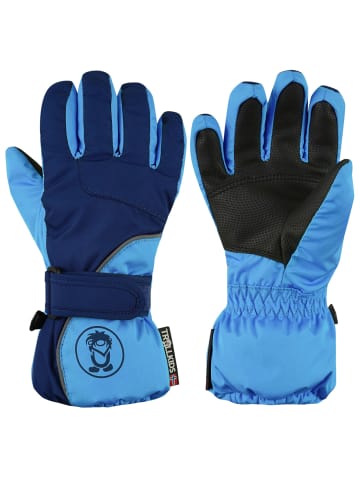 Trollkids Fingerhandschuh "Troll" in Marineblau / Mittelblau