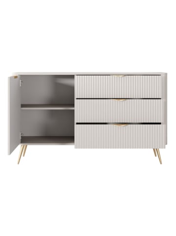 Feldmann-Wohnen Sideboard Lante beige 138 / 38 / 81cm