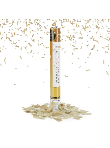 relaxdays 5 x Party Popper in Gold - 40 cm