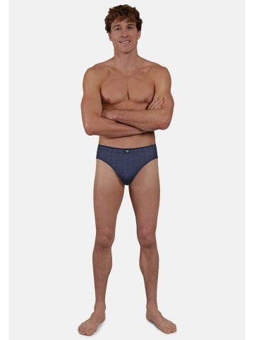 CECEBA Slip 2Er Pack Ohio in blau-dunkel-Allover