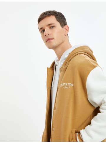 KOTON Jacke in Kamelfeder