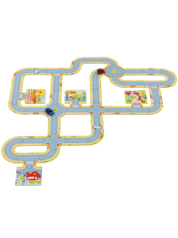 Goki Spielstraße mit 2 Fahrzeugen - ab 3 Jahren