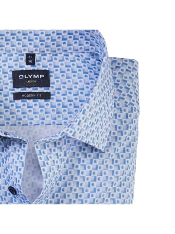 OLYMP  Langarm FreizeitHemd für Herren in blau