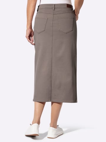 WITT WEIDEN Jeans-Rock in taupe