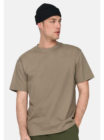 ONLY & SONS T-Shirt Onsfred in Desert taupe