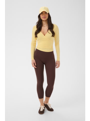 SAINT TROPEZ Langarm-Bluse ViggaSZ Fitted in Pale Banana