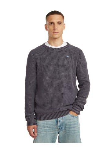 G-Star Raw Garment Dyed Structure Knit india ink gd