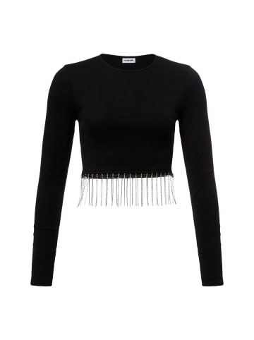Noisy may Langarmshirt NMMaya in schwarz