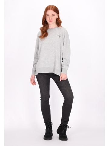 DreiMaster Vintage Damen Sweatshirt in Grau Melange