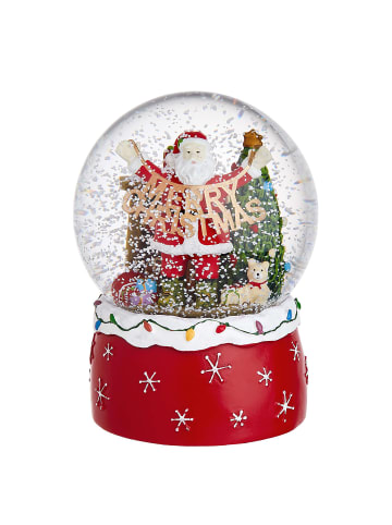 Butlers Spieluhr Santa mit Girlande X-MAS in Multicolor
