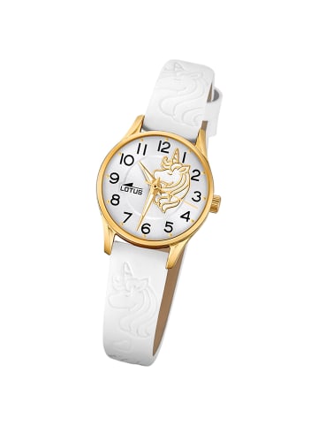 Lotus Analog-Armbanduhr Lotus Junior weiß klein (ca. 23mm)