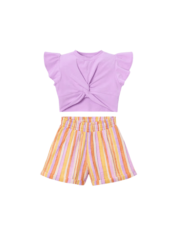 Mayoral Set: T-Shirt und Shorts 3227 Lila