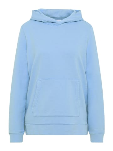 Cecil Garment dyed Hoodie in Blau