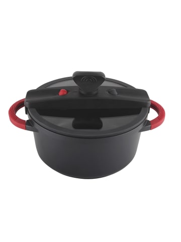Steuber Schnellkochtopf in schwarz