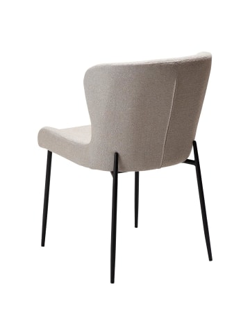 ebuy24 Esszimmerstuhl Glam Hellgrau 2er Set