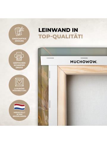 MuchoWow Leinwand bilder Blumenmeer (BxH)