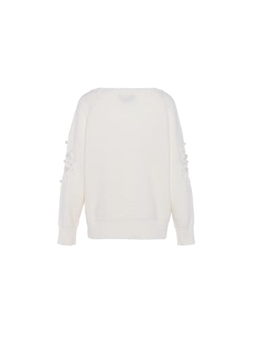 faina Damen Strickpullover in WOLLWEISS
