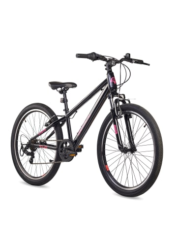 S'COOL Kinderfahrrad - Xroc 24 Zoll 6-Gang | ab 8 Jahre - Pink/Oxid