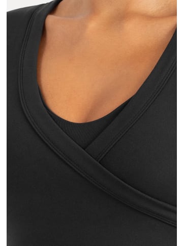 SMILODOX Crop Longsleeve Niora in Schwarz