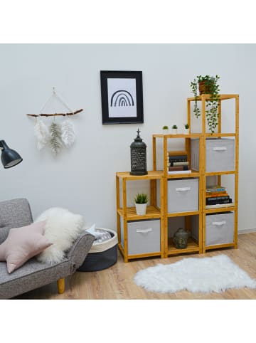 DuneDesign 4er Set Aufbewahrungsbox Alva in Weiß