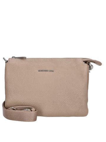 Mandarina Duck Mellow Leather Pochette - Abendtasche 23 cm in warm taupe