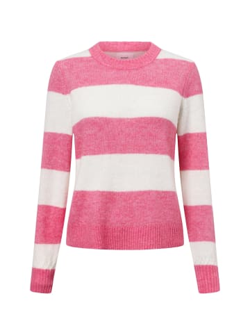 NÜMPH Pullover Nuriette in rosa weiß - 0001