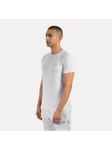 SMILODOX T-Shirt Thilo in Grau Melange