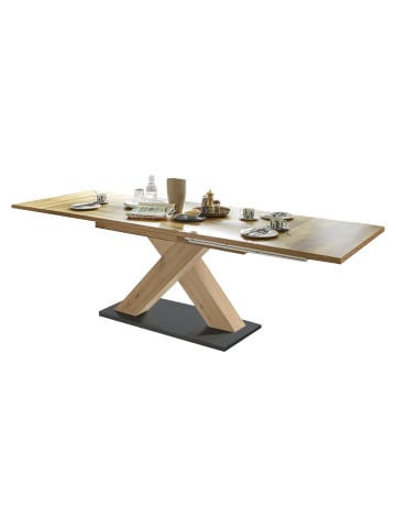 58 aufm Kessel ESSTISCH ausziehbar Elene 160x90x76 Asteiche/Plankeneiche