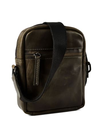 Greenburry Newport Mini Bag Umhängetasche Leder 18 cm in british green