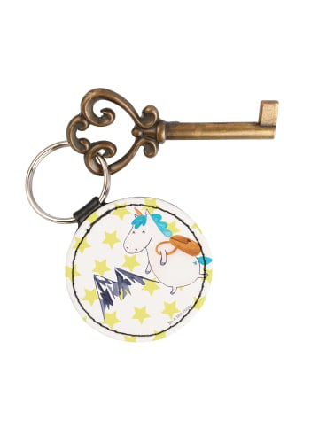 Mr. & Mrs. Panda Anhänger Einhorn Bergsteiger ohne Spruch in Weiß