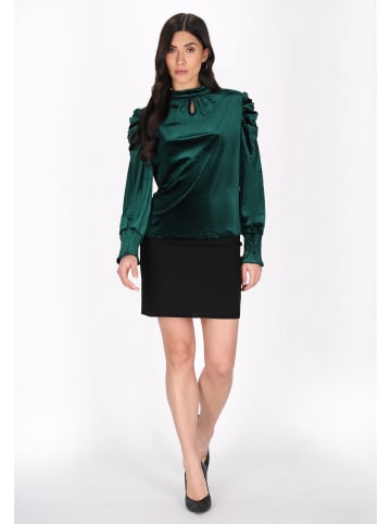 faina Women Blouse in blackish green
