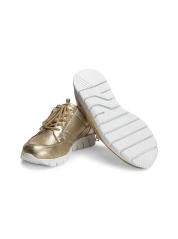 VITAFORM Hirschleder Sneaker in gold