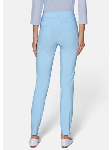 MADELEINE Enge Hose mit Reißverschlusstaschen in bleu