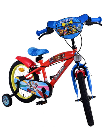 Volare Kinderfahrrad Paw Patrol Fahrrad für Jungen 16 Zoll Kinderrad in Rot 4 Jahre