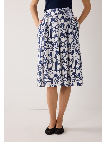 More & More weit schwingender Blumenrock in twotone flower print