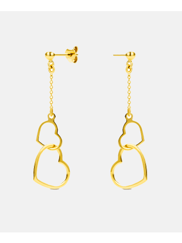 Diamant L'éternel Ohrringe aus 375 Gelbgold
