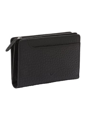 VLD VOi Leather Design Hirsch Gloria Geldbörse RFID Schutz Leder 14.5 cm schwarz